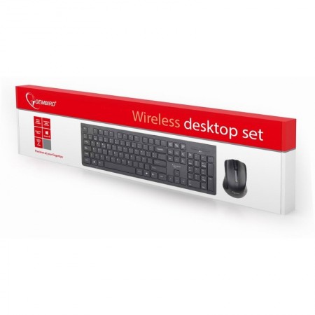 Kit tastatura + mouse WIRELESS Gembird KBS-WCH-01