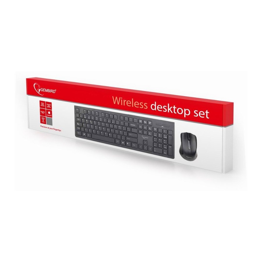 Kit tastatura + mouse WIRELESS Gembird KBS-WCH-01